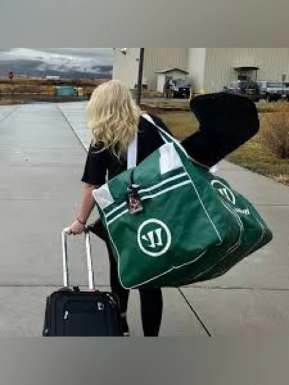 Warrior Kachinas Green Hockey Bag Sz XL 40”x20”x20” (May 026)